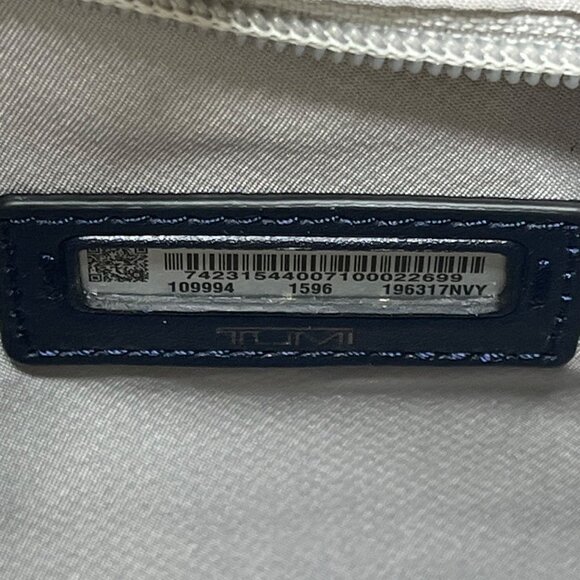 Tumi Women’s Navy Nylon With Multiple Pockets Versatile Stylish Design Backpack - Picture 12 of 15